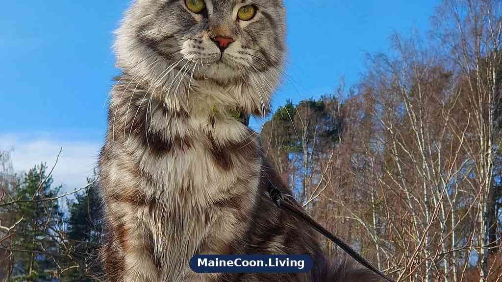 Large male Maine Coon with a thick ruff